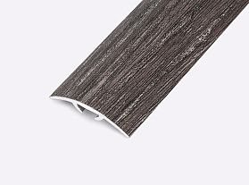 Порог (стык) Русский профиль  разноуровневый ламинированный с дюб, 30*900 мм, Дуб филадельфия